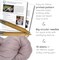 DIY Merino Wool Blanket Knitting Kit: Soft and Thick #7 Weight Jumbo Yarn, Knitting Needles and Pattern. Soft, Cozy, Great for Gifts